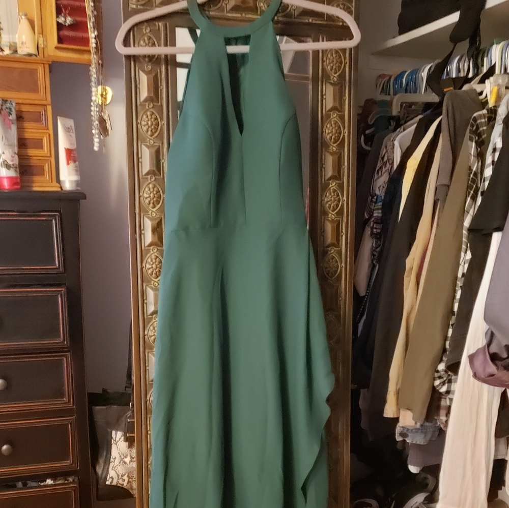 Dark Green Formal Dress
